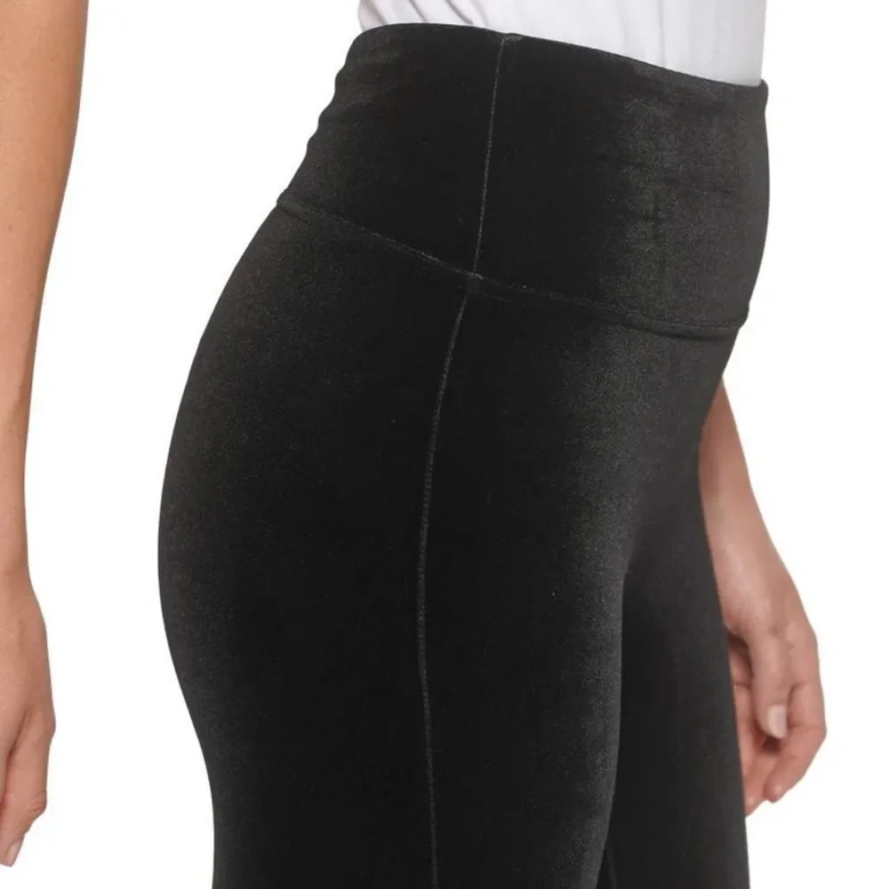 Andrew Marc Ladies' Velvet Legging, Black